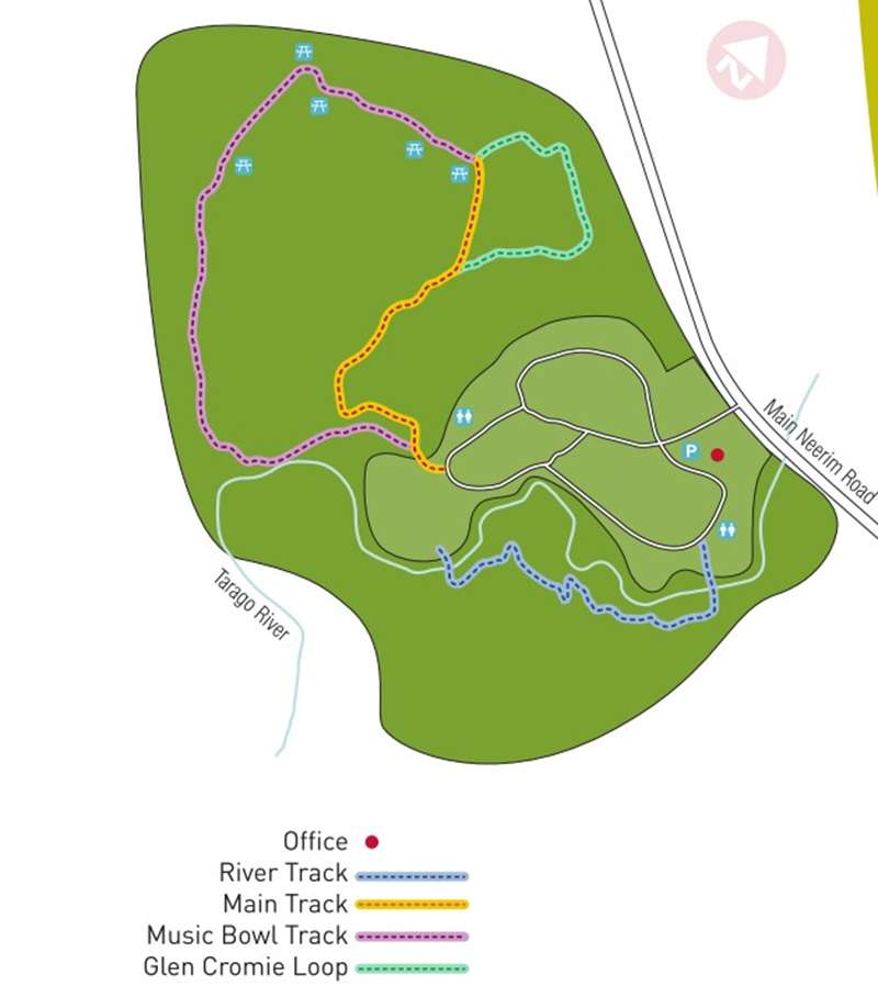 <H4>Glen Cromie Park Map</H4>
