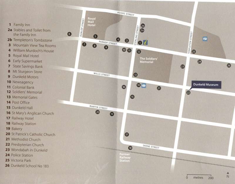 Dunkeld Heritage Trail Map