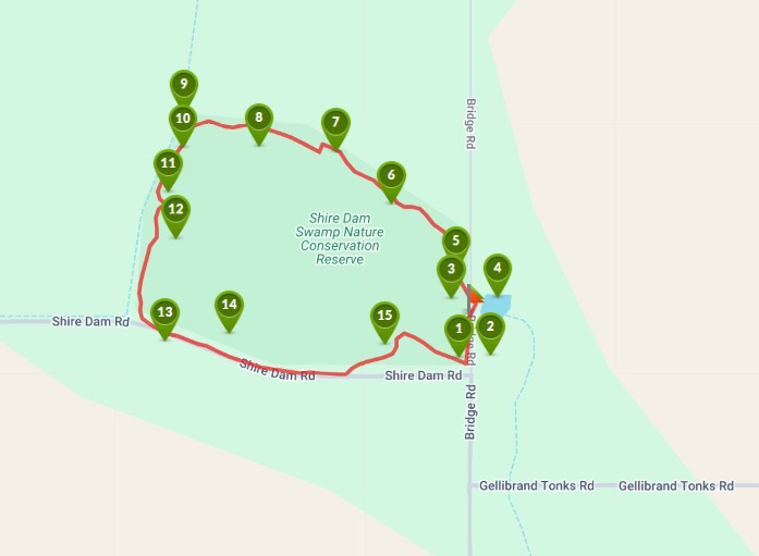 Earlston - Shire Dam Swamp Nature Conservation Reserve Walk