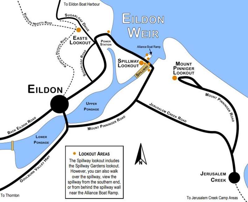 Eildon Spillway Lookouts