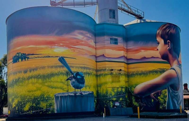 Rupanyup Art Silos