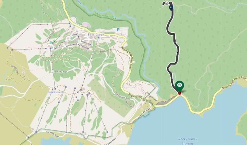 Falls Creek - Ropers Lookout Map