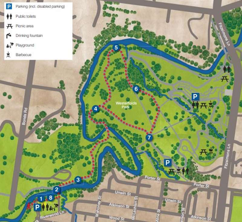 Finns Reserve to Westerfolds Park Walk (Templestowe Lower)