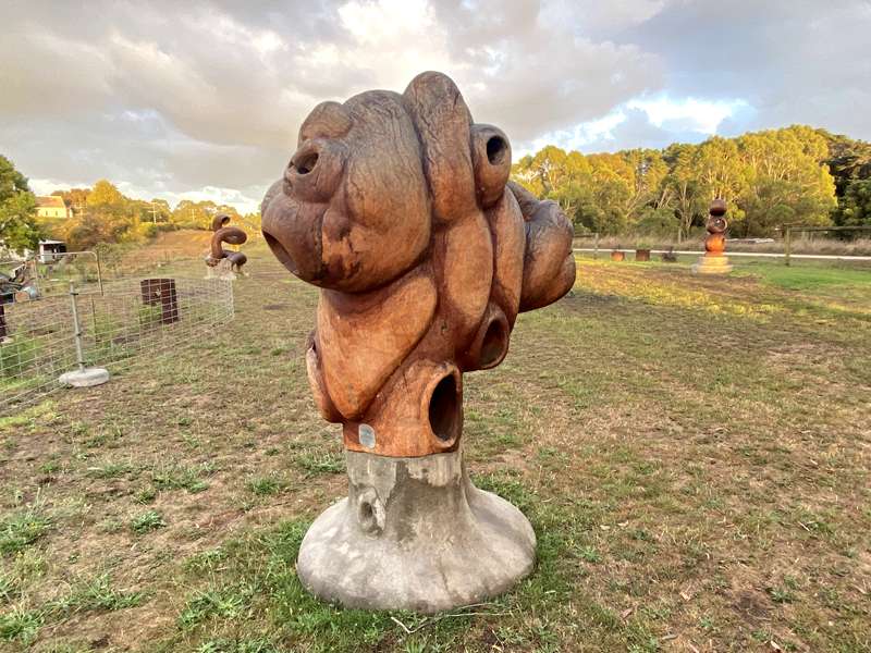 Fish Creek - Ride the Wild Goat Sculpture Garden