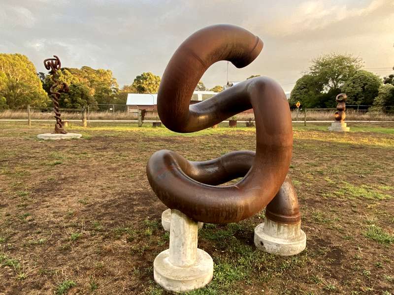 Fish Creek - Ride the Wild Goat Sculpture Garden