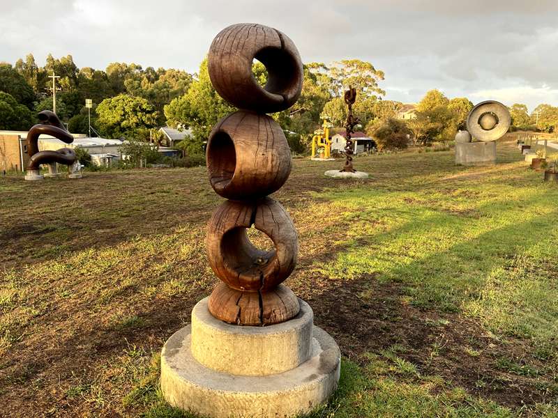 Fish Creek - Ride the Wild Goat Sculpture Garden