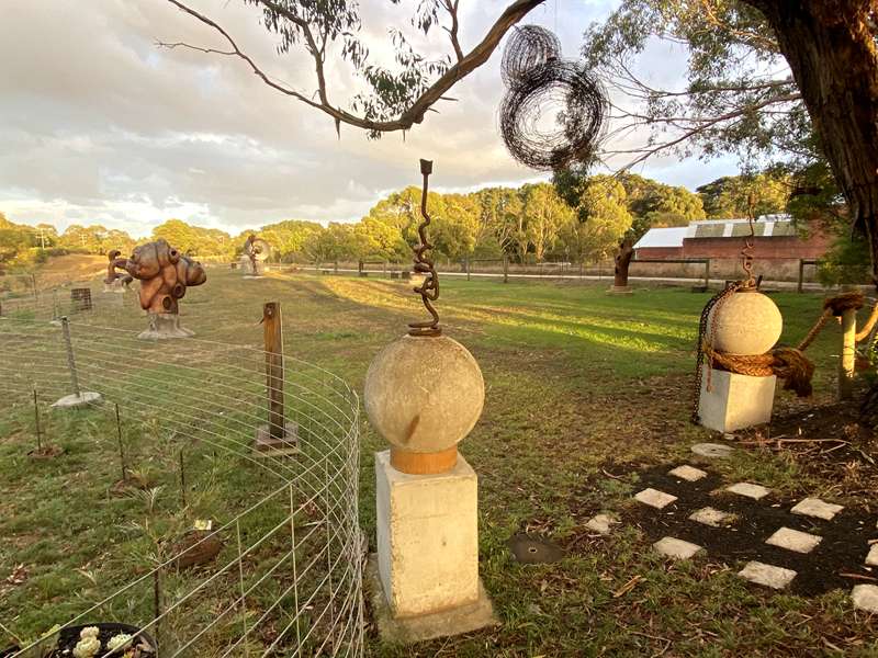 Fish Creek - Ride the Wild Goat Sculpture Garden