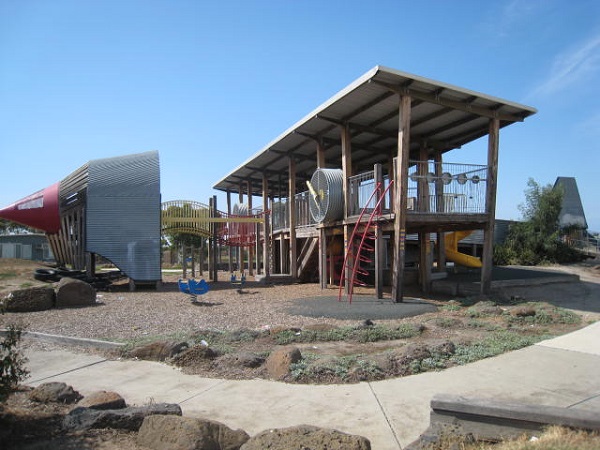 Former aeroplane at Braybrook Park playground