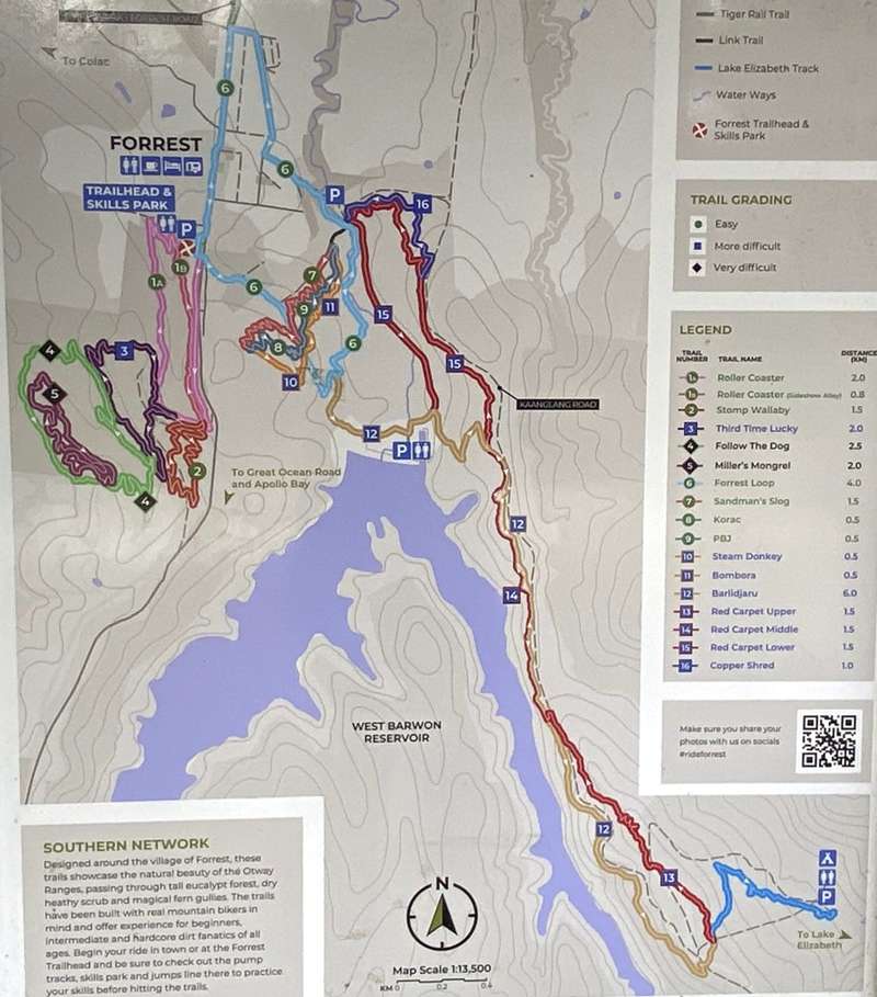 Forrest Mountain Bike Trails