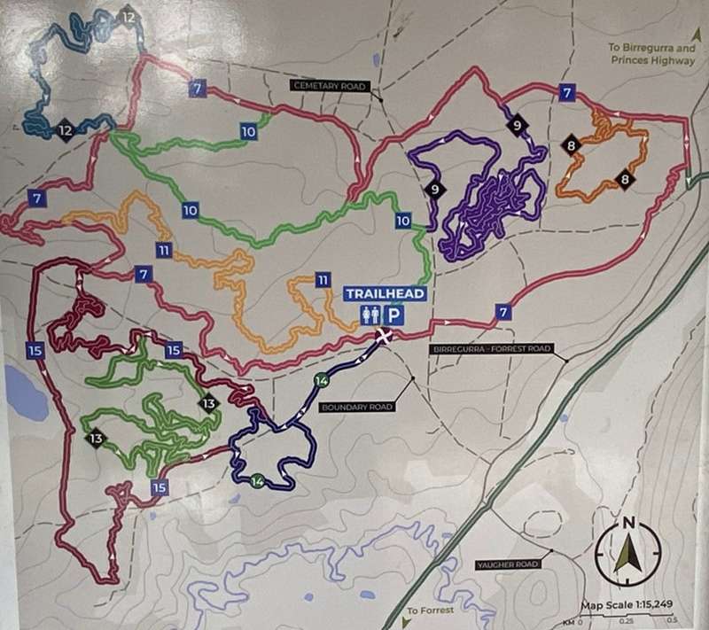 Forrest Mountain Bike Trails