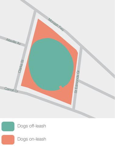 Gardiner Park Dog Off Leash Area (Glen Iris)
