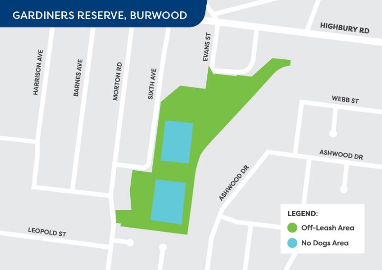 Gardiners Reserve Dog Off Leash Area (Burwood)