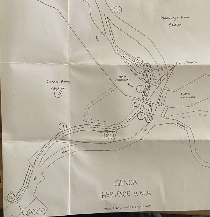 Genoa Heritage Walk Map