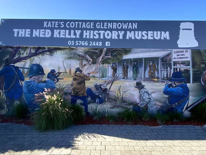 Glenrowan - Ned Kelly Last Stand Mural