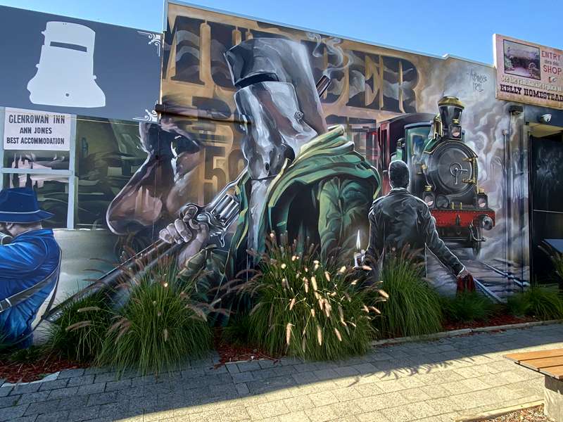 Glenrowan - Ned Kelly Last Stand Mural