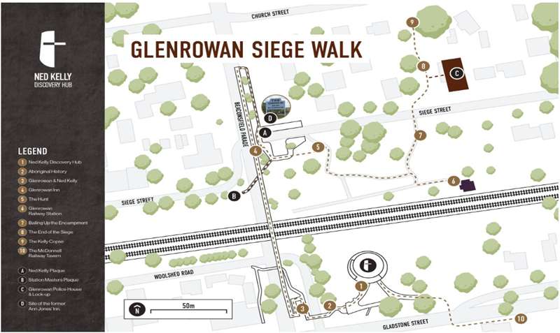 Glenrowan Heritage Siege Precinct Walk