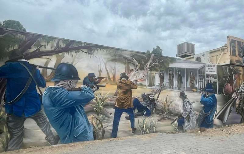 Glenrowan - Ned Kelly Last Stand Mural