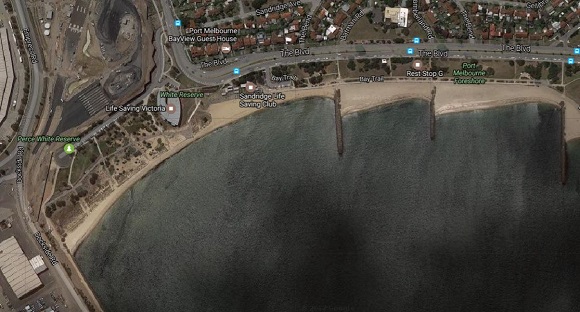 Sandridge Beach Port Melbourne