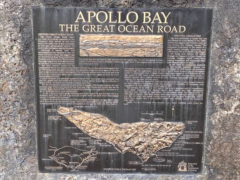 The Great Ocean Road Bronze Plaques