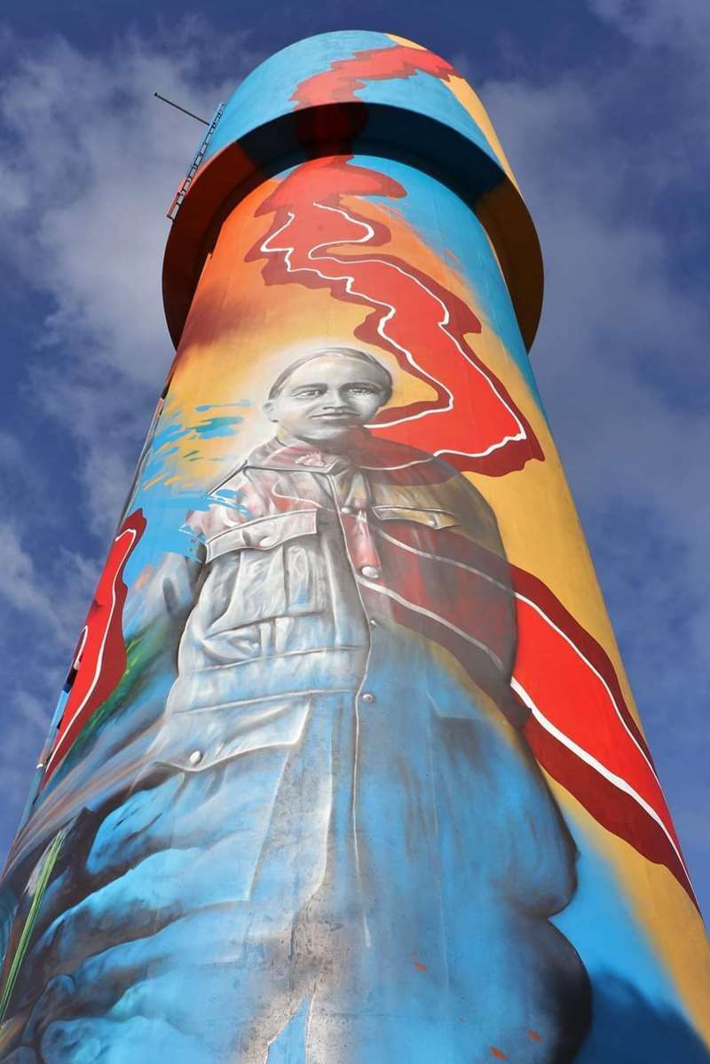 Heywood Water Tower Art