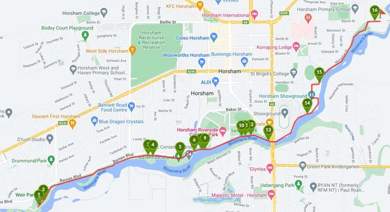 Tallangatta Lake, Town & Rail Trail Walk