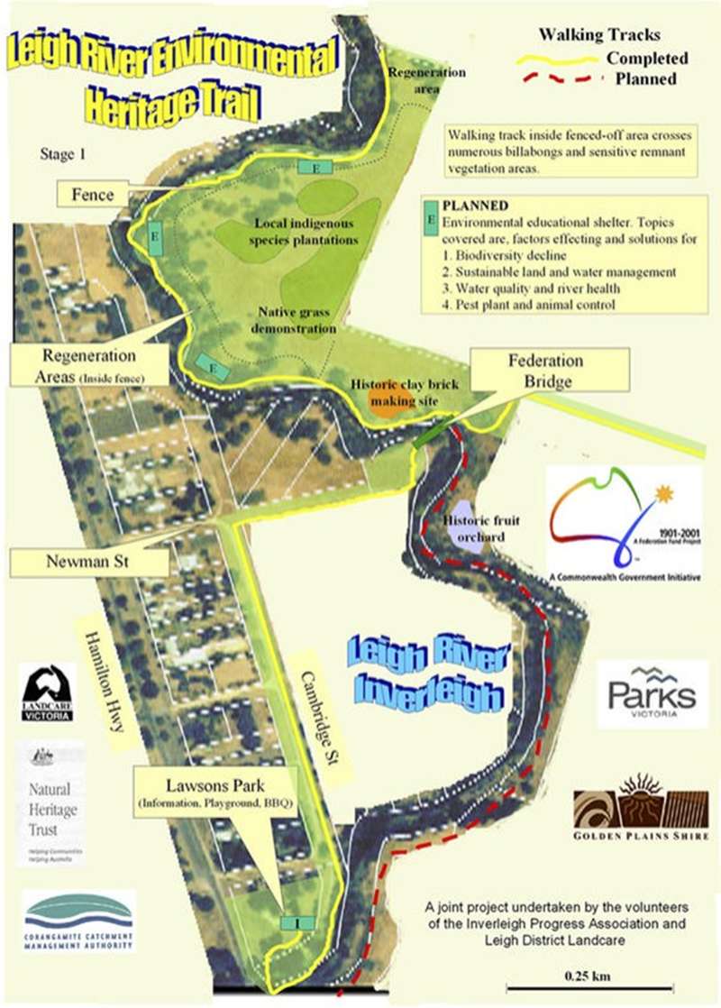 Inverleigh - Leigh River Environmental Heritage Walk Map