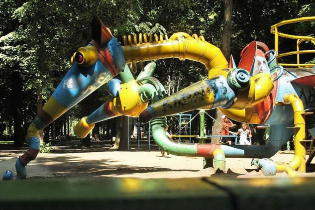 Playground at Khmelnitsky, Ukraine