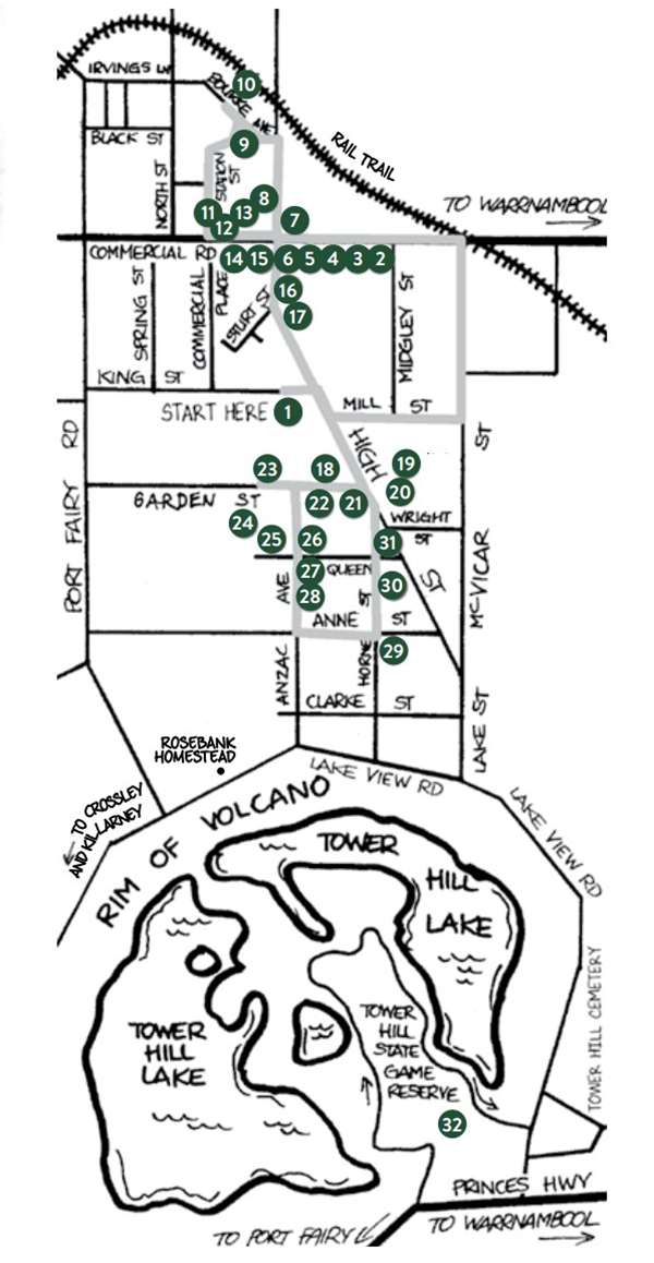 Koroit Heritage Trail Map