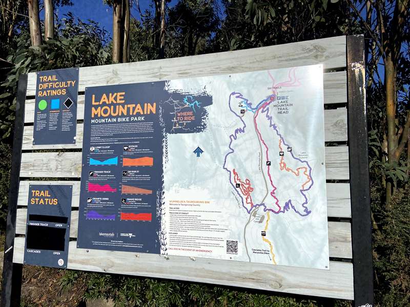 Lake Mountain Mountain Bike Trails