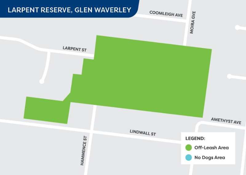 Larpent Reserve Dog Off Leash Area (Glen Waverley)