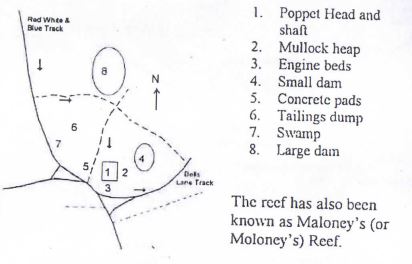 Dunn's Reef Map