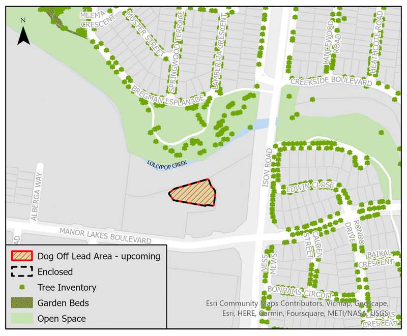 Manor Lakes Boulevard Reserve Fenced Dog Park (Manor Lakes)
