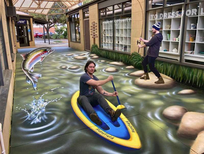 Mansfield - Interactive 3D Mural