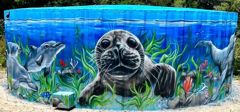Marlo Water Tank Art