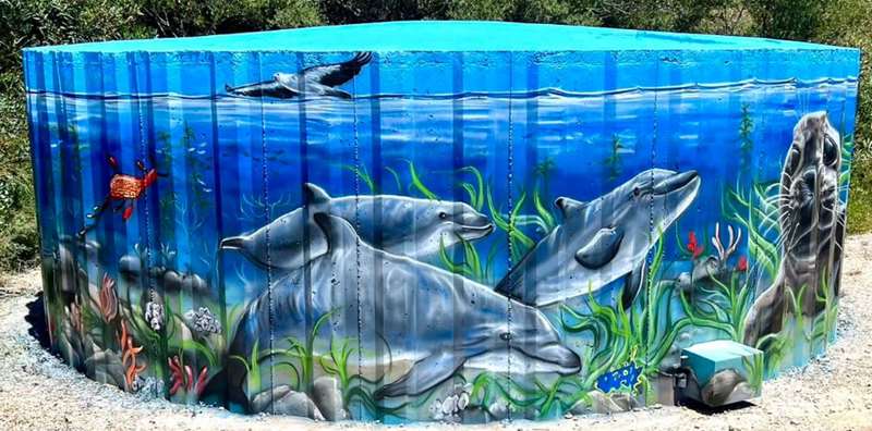 Marlo Water Tank Art
