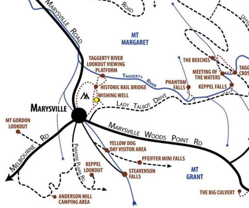 Marysville - Historic Timber Tramway Trestle Bridge