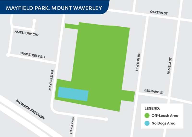 Mayfield Park Dog Off Leash Area (Mount Waverley)