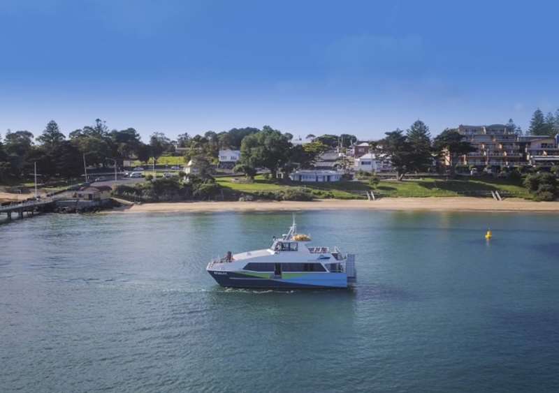 Passenger ferries operating around Melbourne