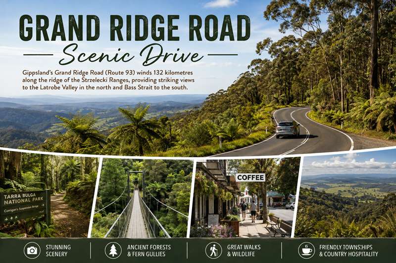 Mirboo North - Grand Ridge Road Scenic Drive
