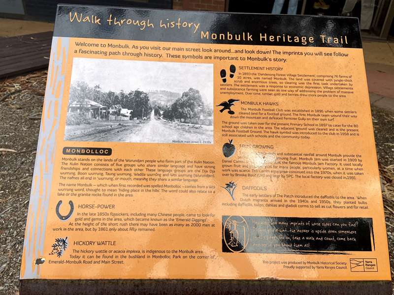 Monbulk Heritage Trail