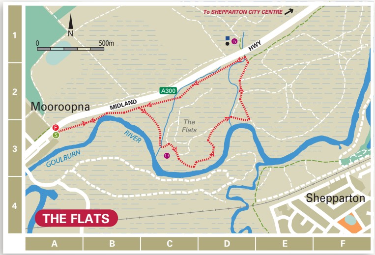 Mooroopna Aboriginal History Walk Map