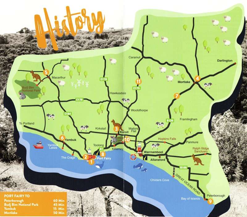 Moyne History Trail Map