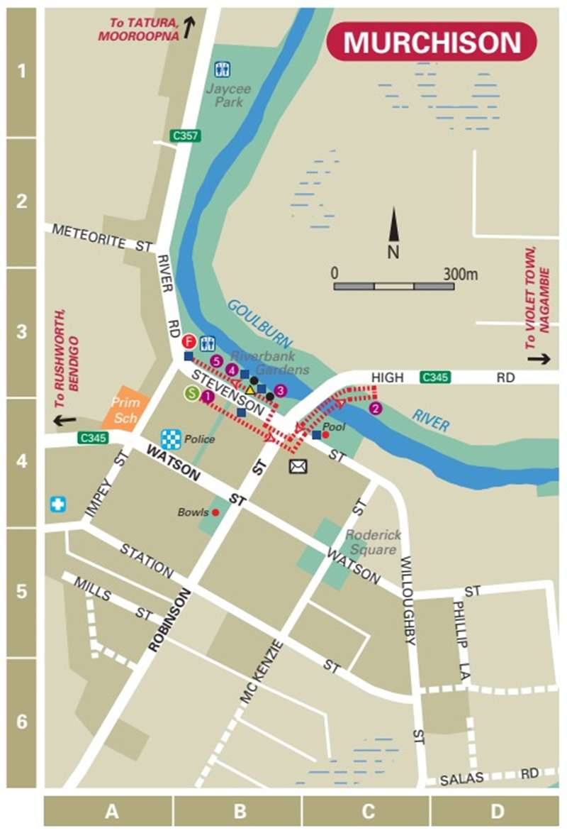 Murchison History Meander Map