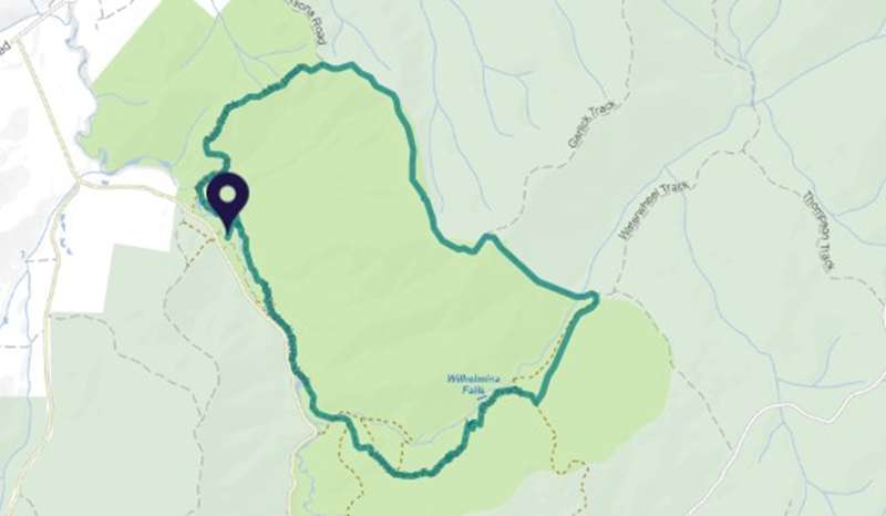 Murrindindi - Mill Track Loop Map