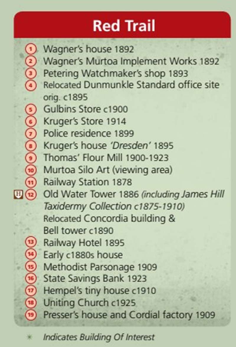 Murtoa Heritage Trails Map