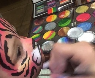 Neon Splash Face Painting (Lilydale)