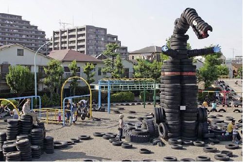 Nishi-Rokugo Tyre Park, Tokyo, Japan