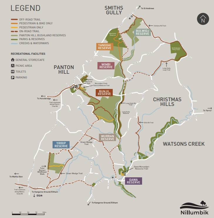 Panton Hills Bushland Reserves Map