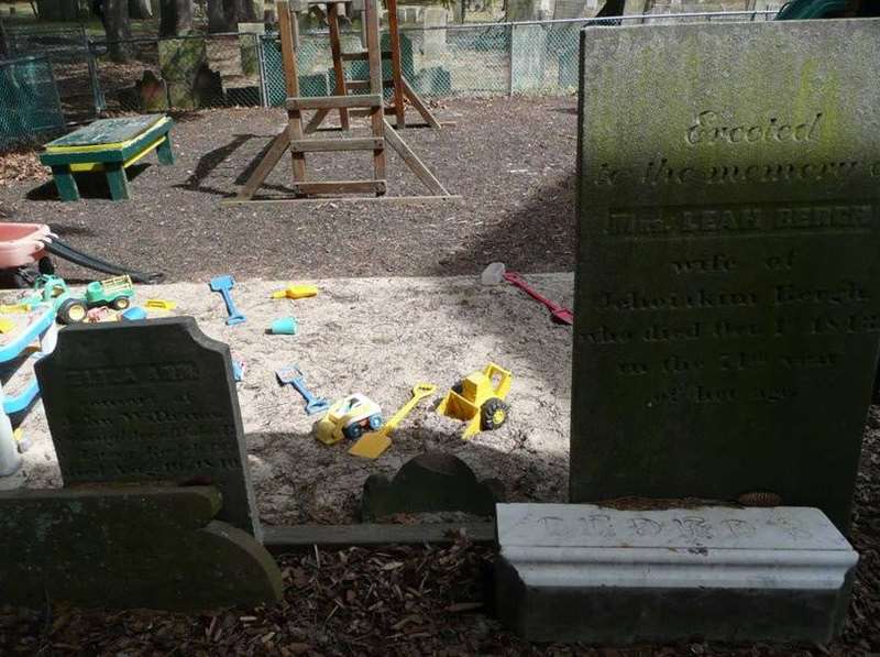 Playground in a Cemetery, Rhinebeck, USA