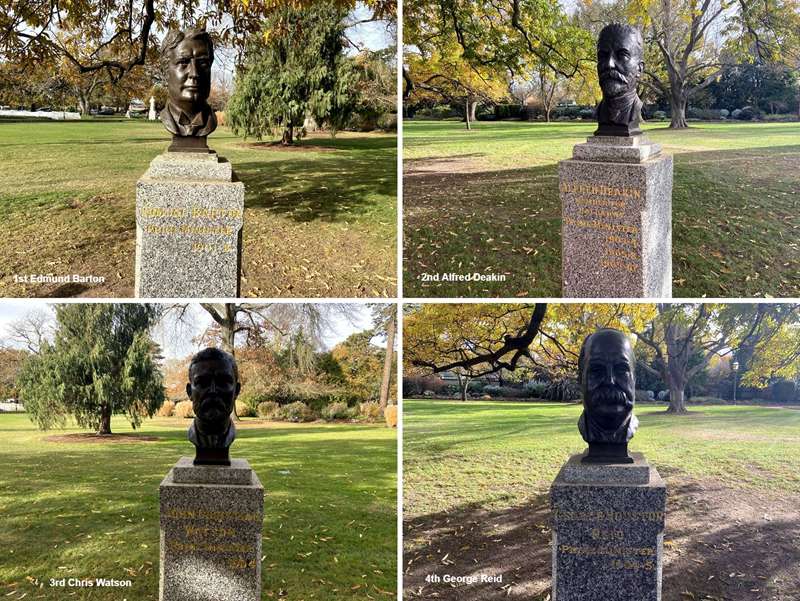 Ballarat Botanical Gardens Statues